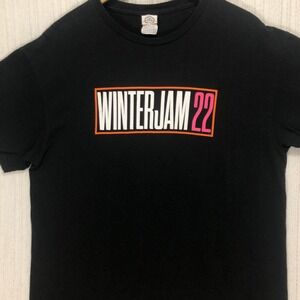Winter Jam 22 Concert Tour T-Shirt Christian‎ Music Black Delta Size Large